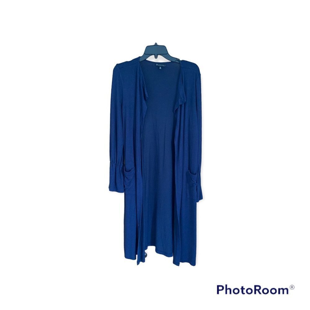 Bobeau duster cardigan navy S